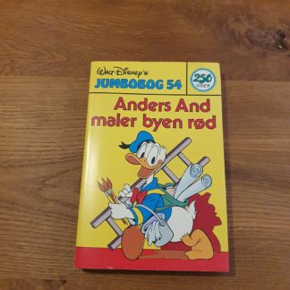 Jumbobog 54 - Anders And maler byen rød