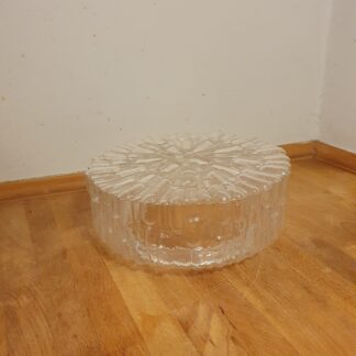 Lampeskærm i klart glas