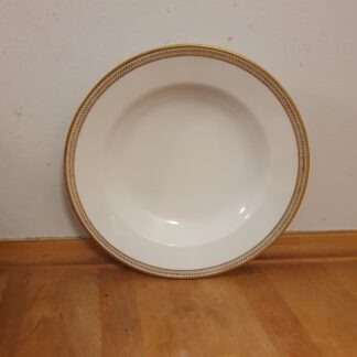 Dyb Kahla tallerken med guldkant