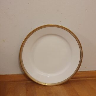 Flad Kahla tallerken med guldkant