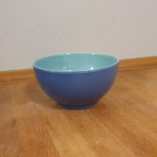 Retro skål i blå/turkis