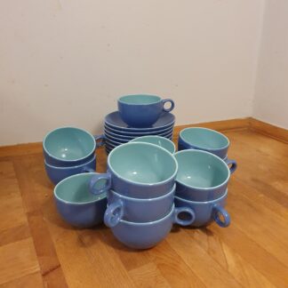 Kop/underkop i blå/turkis