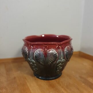 Stor urtepotte i porcelæn