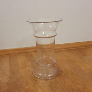 Holmegaard vase i klart glas
