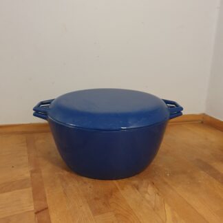 Emalje gryde med låg