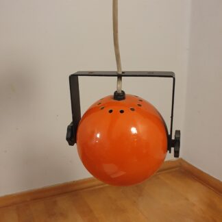 Orange retro kuglelampe