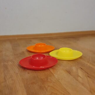 3 stk retro æggebægre