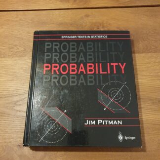 Probability: Springer Texts in Statistics - Jim Pitman