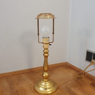 Vintage bordlampe i messing