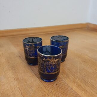 3 stk små glas