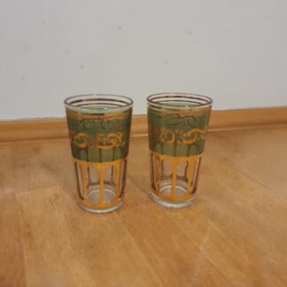 2 stk vintage glas