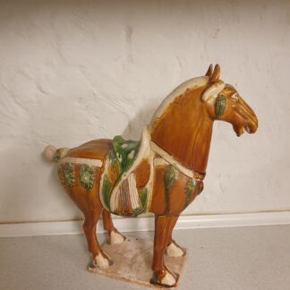 Stor vintage hest i keramik