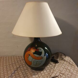 Stor Heerup lampe i glas