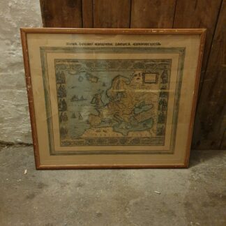 Gammelt indrammet kort