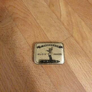 Æske i metal - E. Andersson musik Handel