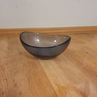 Holmegaard skål i blåt glas