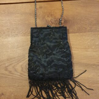 Vintage taske med perler