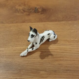 Lille hund i porcelæn