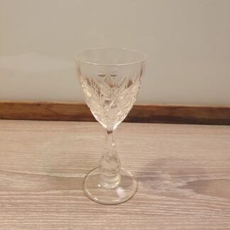 Holmegaard glas med klar kumme