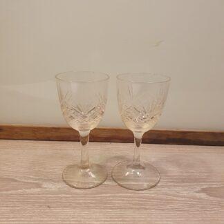 Holmegaard glas med klar kumme