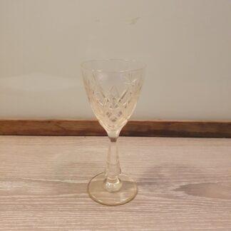 Holmegaard glas med klar kumme