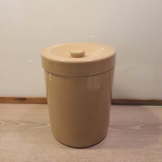 Stor lågskål i keramik med låg