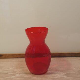 Rødt hyacintglas