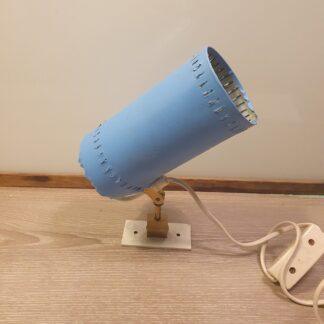Bordlampe i beklædt messing