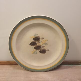 Aluminia tallerken med fiskemotiv