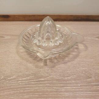 Vintage appelsin presser i glas