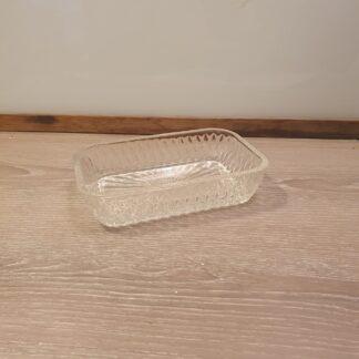 Vintage skål/fad i glas