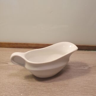 Sovseskål i hvid porcelæn