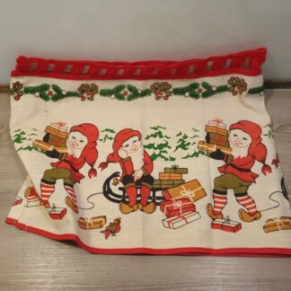 2 stk julegardiner i stof