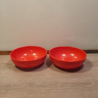 2 stk røde Erik Kold skåle