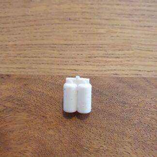 Hvid ilt tank LEGO klods