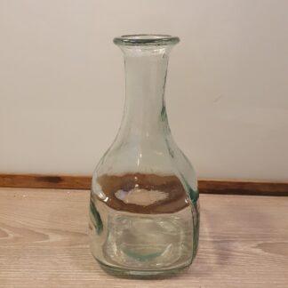 Vase i klart glas