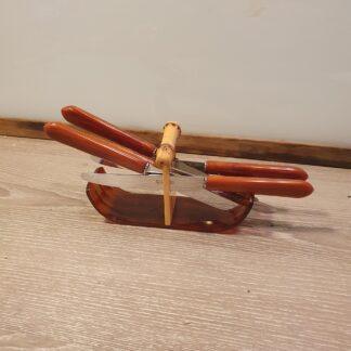 Knivblok med 5 knive