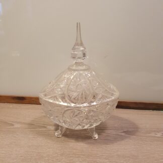 Vintage lågskål i glas