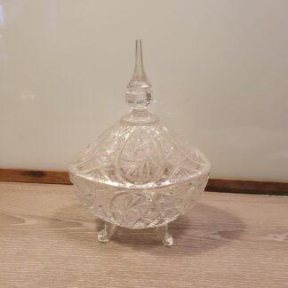 Vintage lågskål i glas