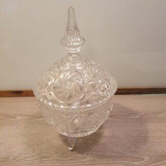 Vintage lågskål i glas