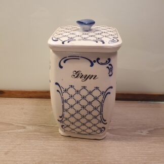 Krydderikrukke i porcelæn - Gryn