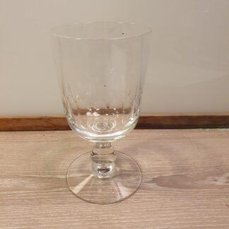 6 stk glas med slibninger