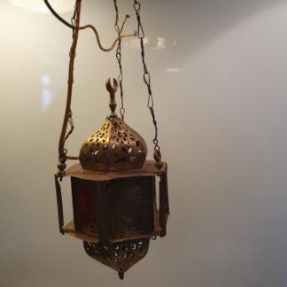 Lampe i messing