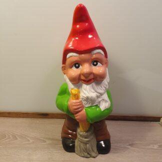Stor nisse i porcelæn