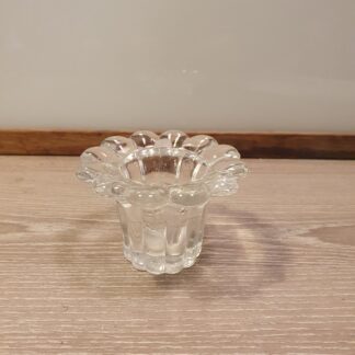 Lysestage i glas
