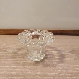 Lysestage i glas