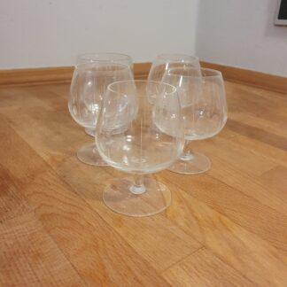 Cognac glas med slibninger