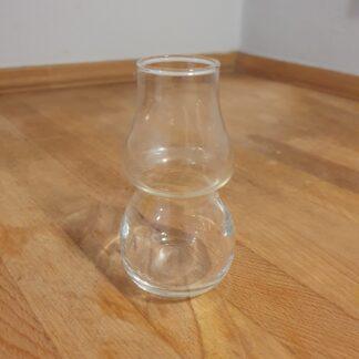 Vase i klart glas