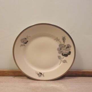 Sort Rose tallerken