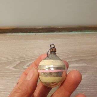 Julekugle med striber